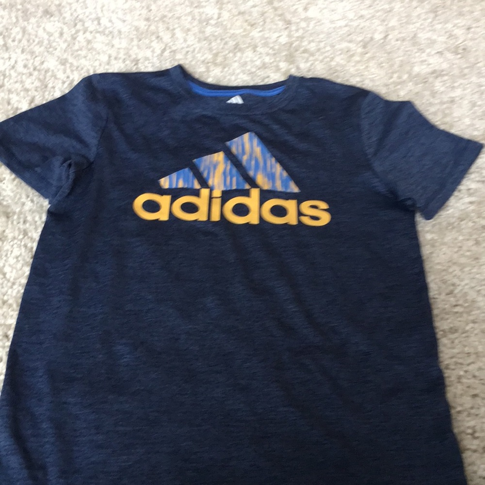 Blue adidas shirt